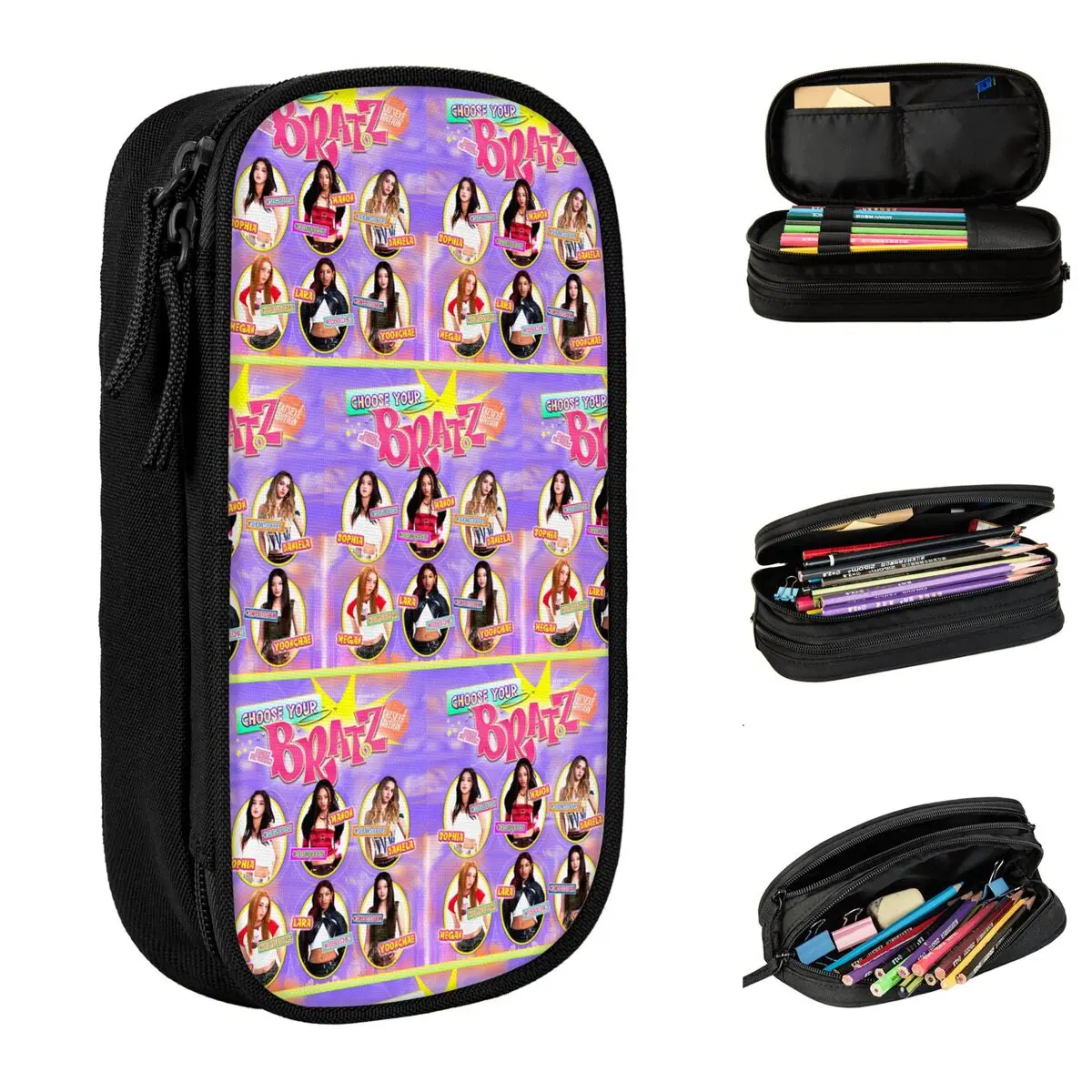 estilo-coreano-katseye-gnarly-lapis-caso-grande-bolsa-de-lapis-menino-menina-lona-escola-lapis-casos-personalizado-diy-papelaria-organizador