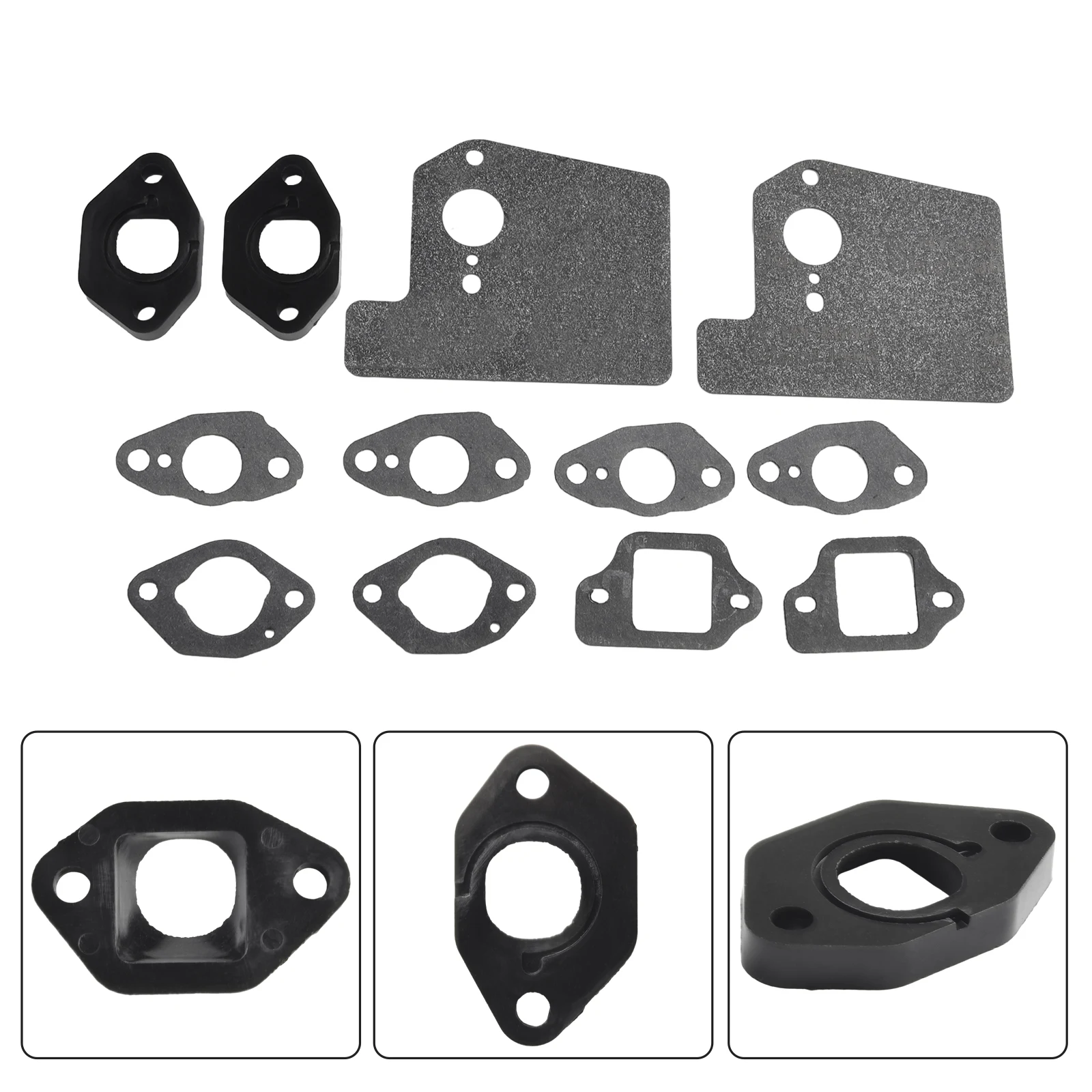 Replace your Worn Out Carburetor Insulator Gaskets with High Quality Set for Honda GCV190 GSV190 GCV160A Engine 2 Sets!