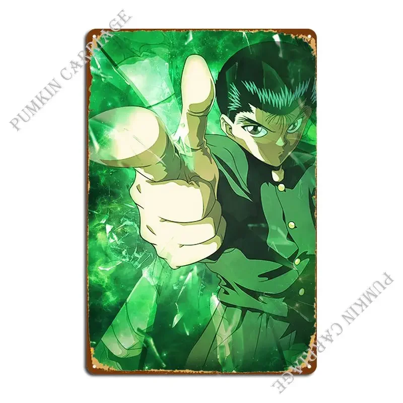 

Yusuke Urameshi Metal Sign Wall Decor Create Designing Sign Tin Sign Poster