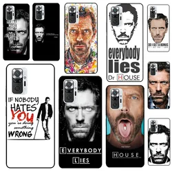 Dr House Hugh Laurie Pills Case For Xiaomi Redmi Note 12 Pro 11 9 8 10 Pro 9S 10S 11S 12S Redmi 12C 9C 10A 10C Cover