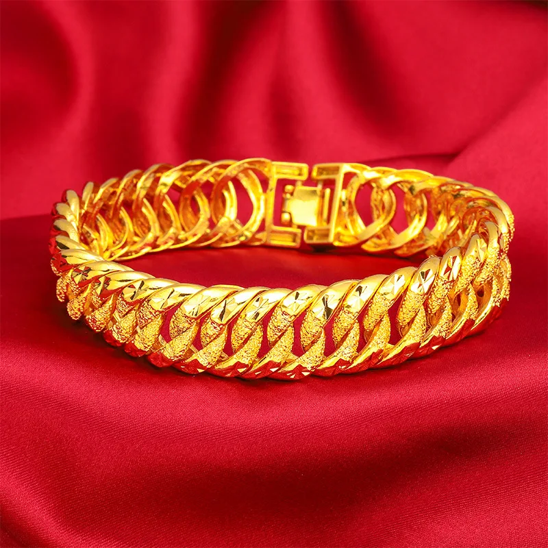 

Unisex 24K Gold (AU999) Jewelry Set | Faceted ring & chiseled bracelet in matte finish