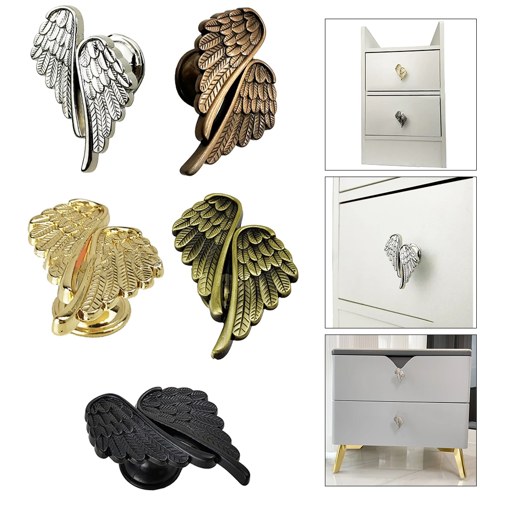For Cabinet Angel Wing Pulls Modern Interior Decor Angel Wing Handle Minimal Maintenance Required Simple Installation Process