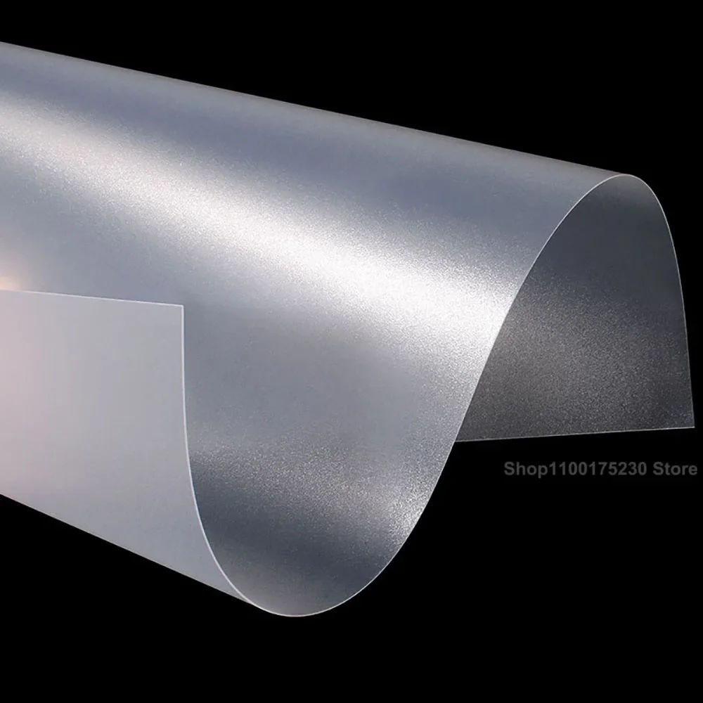 Thickness 0.3mm-2mm White Polypropylene Semi Transparent Frosted Plastic Board  PP Plastic Sheet Plate For DIY