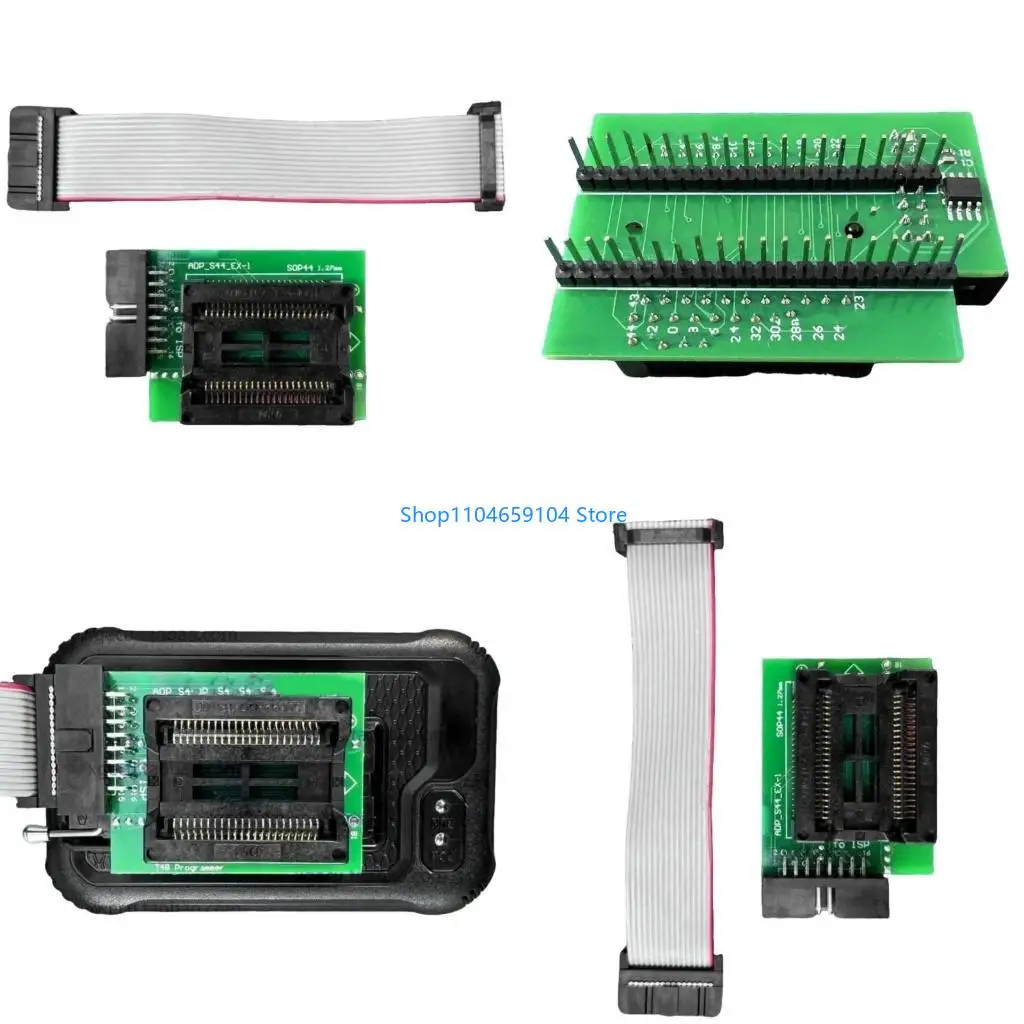 ADP_S44_EX-1/SOP44-Adapter, nur zur Verwendung auf T48 (TL866-3G)-Programmierern für PSOP44/SOP44/SOIC44-ICs,