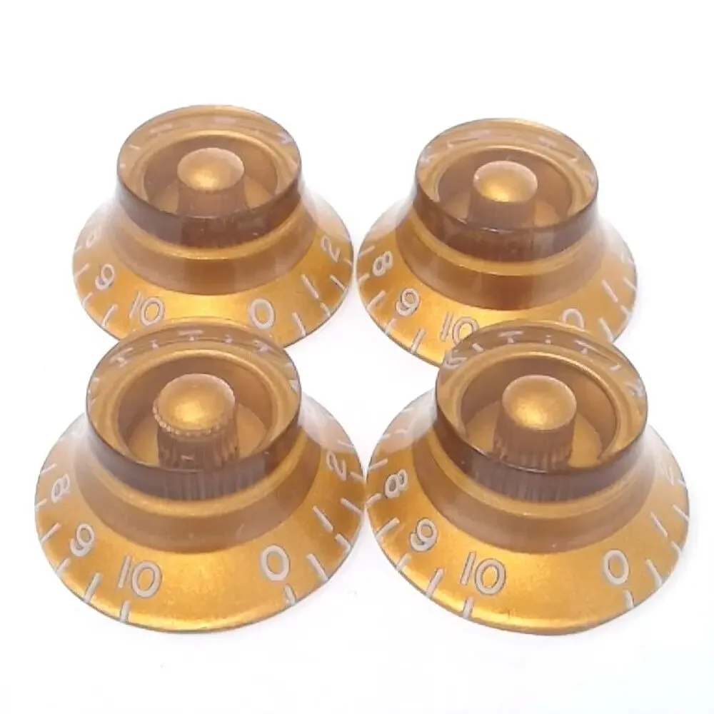 Embossed Gold Top Hat Knob Set