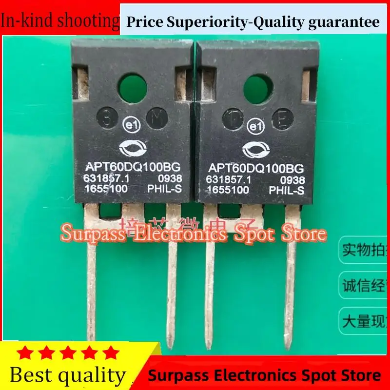 10PCS-100PCS  APT60D100B APT60DQ100BG   60A600V Price Superiority-Quality guarantee