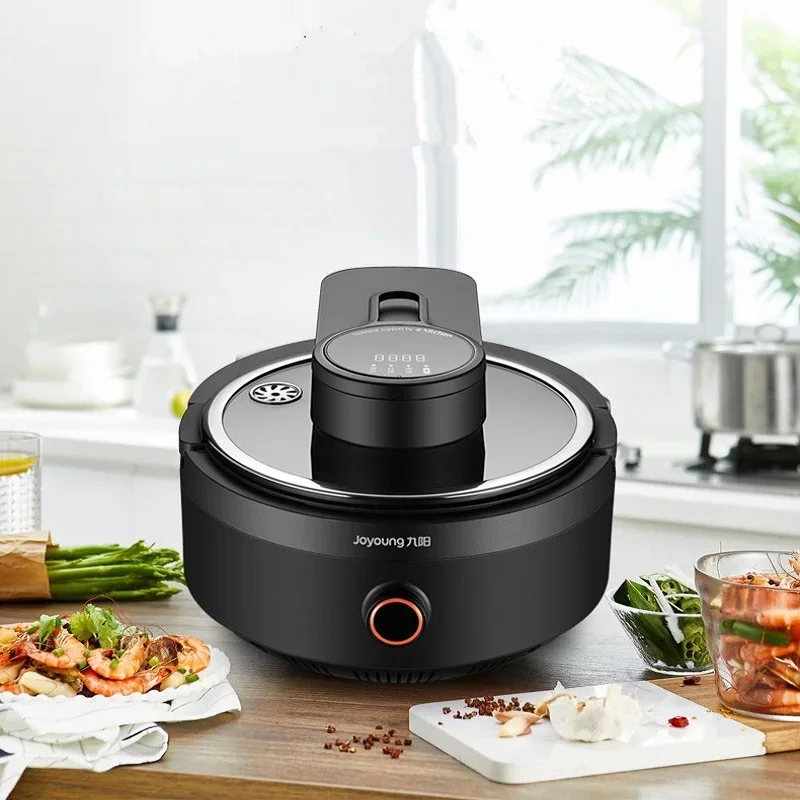 

220V Robots De Cuisine Joyoung IH Intelligent No-Fume Multifunctional Stir-Fry Cooking Robot