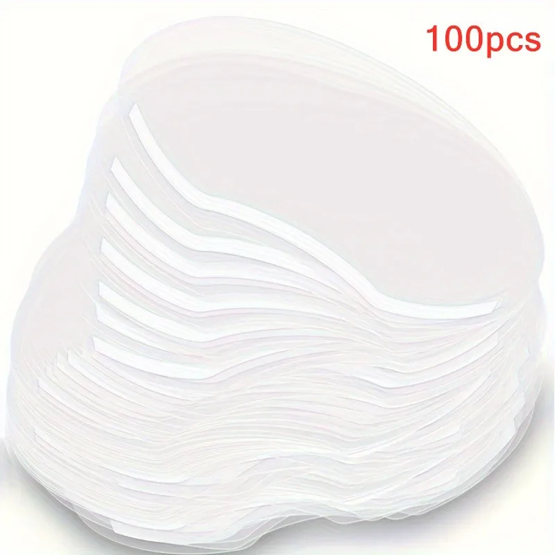100 قطعة من دروع الوجه للاستحمام والمكياج، أقنعة للاستعمال مرة واحدة لصالونات رذاذ الشعر، لوازم أدوات تصفيف الشعر
