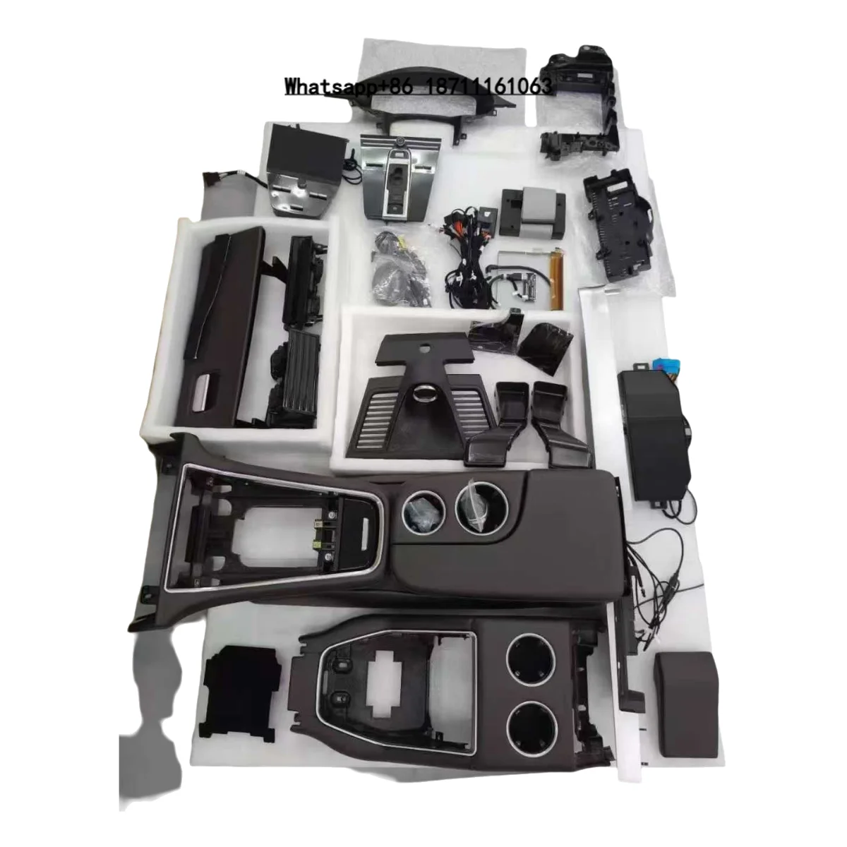 Car Upgrade Kit 971 Center Console Dashboard Car Modification Center Screen Automotive Interior for Panamera 2010-2016 970