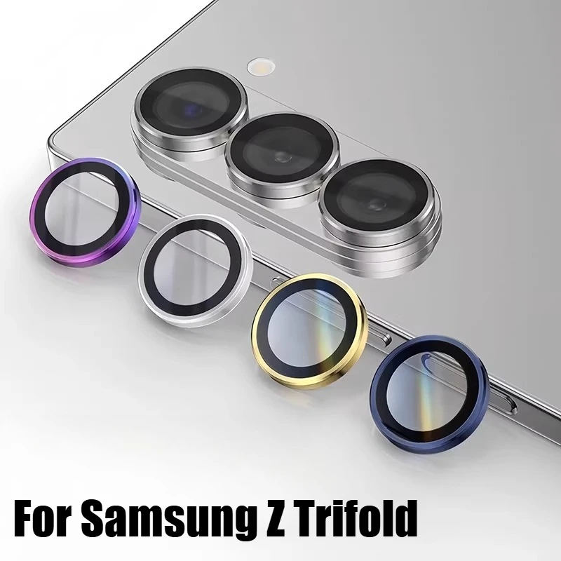 

Anti-scratch Tempered Glass Protect Film Cover For Samsung Galaxy Z Trifold Fold 7 6 5 HD Alloy Metal Camera Lens Protection