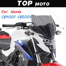 For Honda CB400F CB500F CB 400F 500F 400 500 F Motorcycle Accessories Windshield Windscreens Wind Deflectors Viser Visor Gray