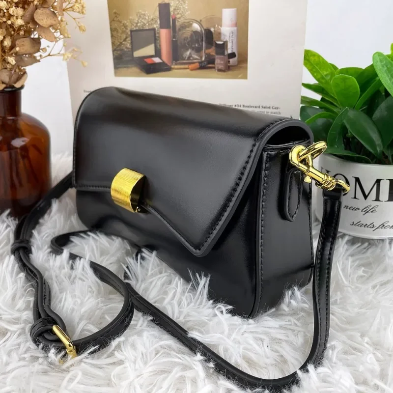 

Light luxury high-end brand bag authentic one shoulder hand-held fashionable crossbody bag versatile women's bag