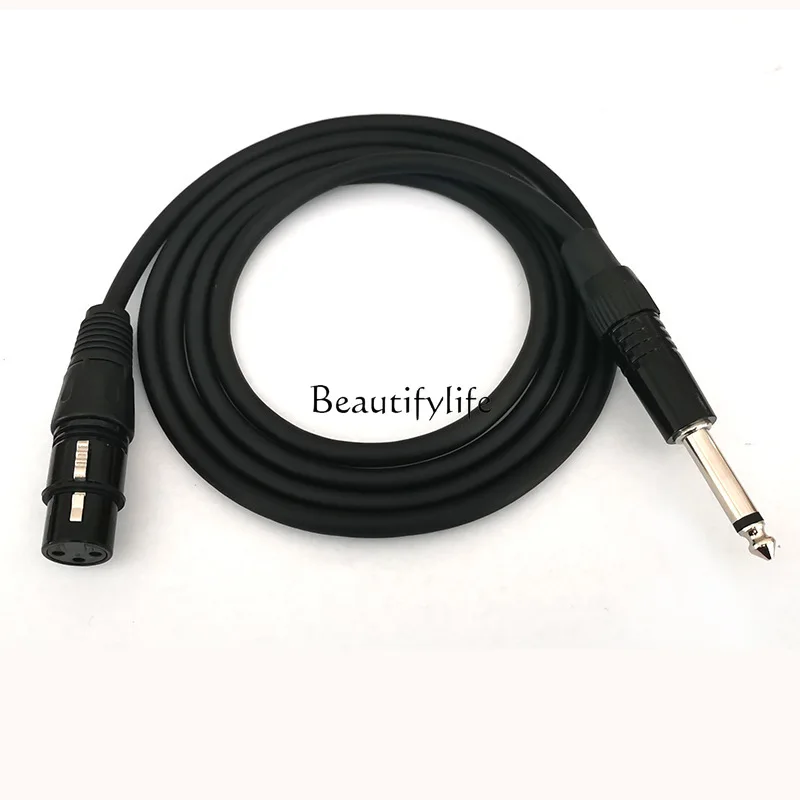 

6.5 to Canon female audio cable 6.35 large three-core to XLR balanced microphone microphone cable