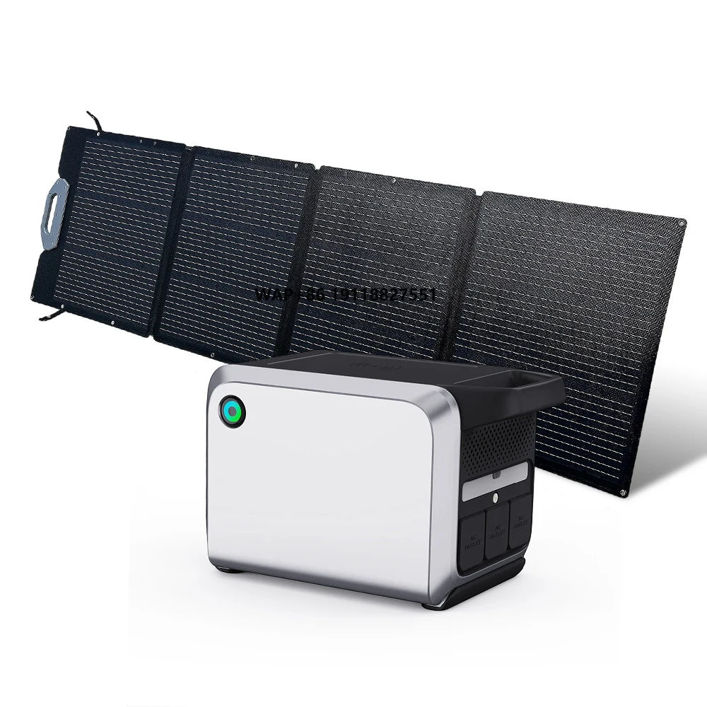 512Wh 100V 120V 230V 600W نظام مولد الطاقة الشمسية محطة طاقة محمولة مع العاكس للتخييم العائلي والمغامرة الخارجية #1