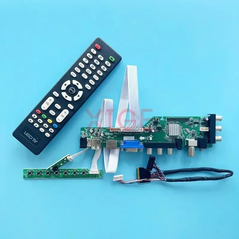 For LP156WHB-TLA1/TLB1/TLC1/TLD1 Driver Controller Board 40Pin LVDS AV/USB/DHMI/VGA 1366x768 DVB-C/T Laptop Matrix 15.6