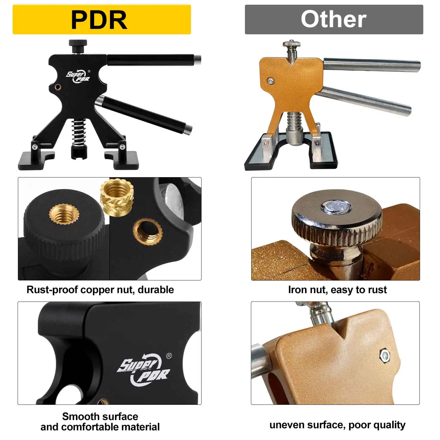 Strumenti di riparazione di ammaccature per Auto professionali Kit di riparazione di ammaccature senza vernice Kit di rimozione di ammaccature per carrozzeria senza vernice estrattore di ammaccature per Auto