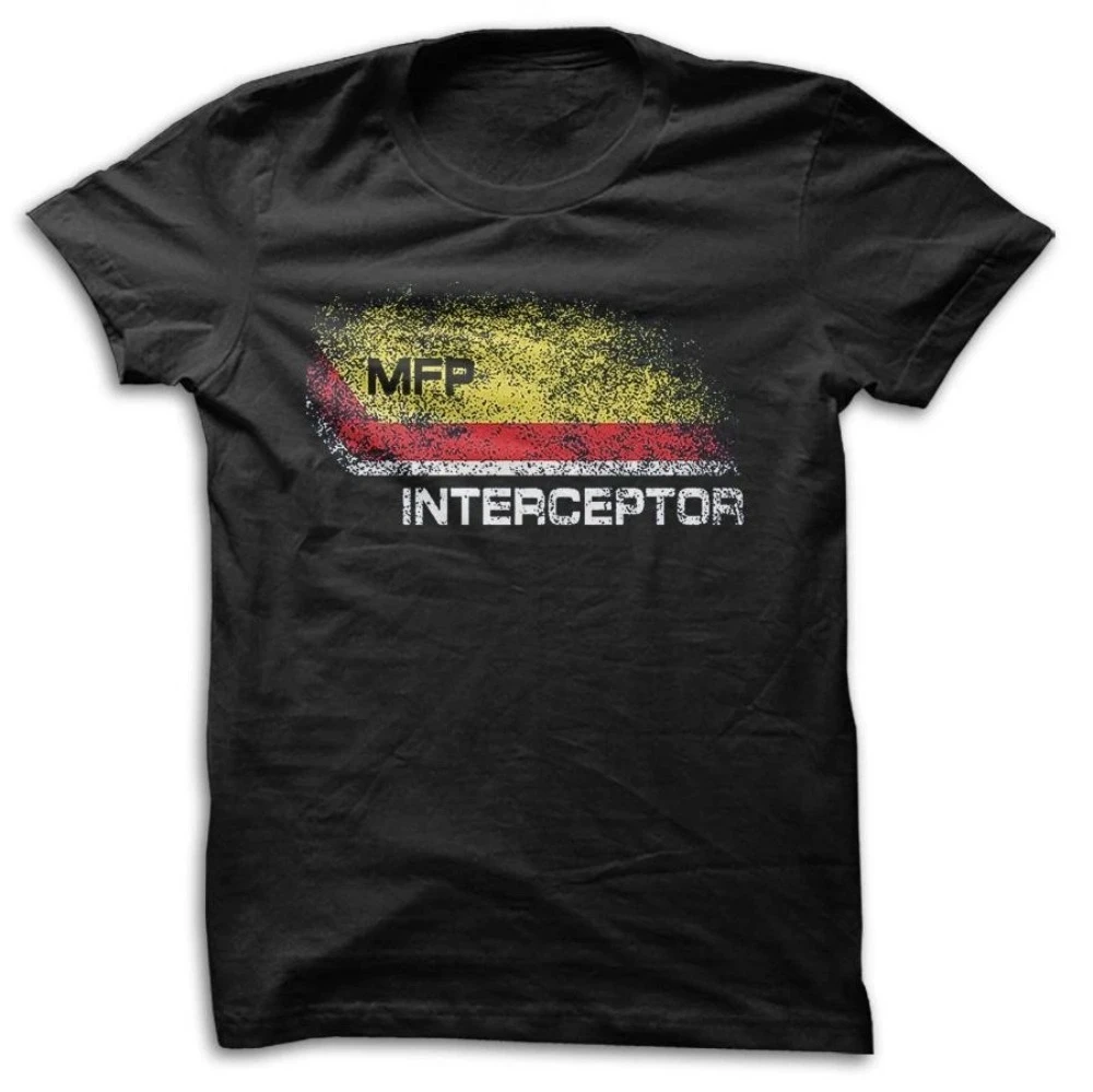 Interceptor Mad Max Movie Theme T-Shirt, Unisex Pure Cotton Casual Streetwear Shirt for All Seasons  oversized t shirt