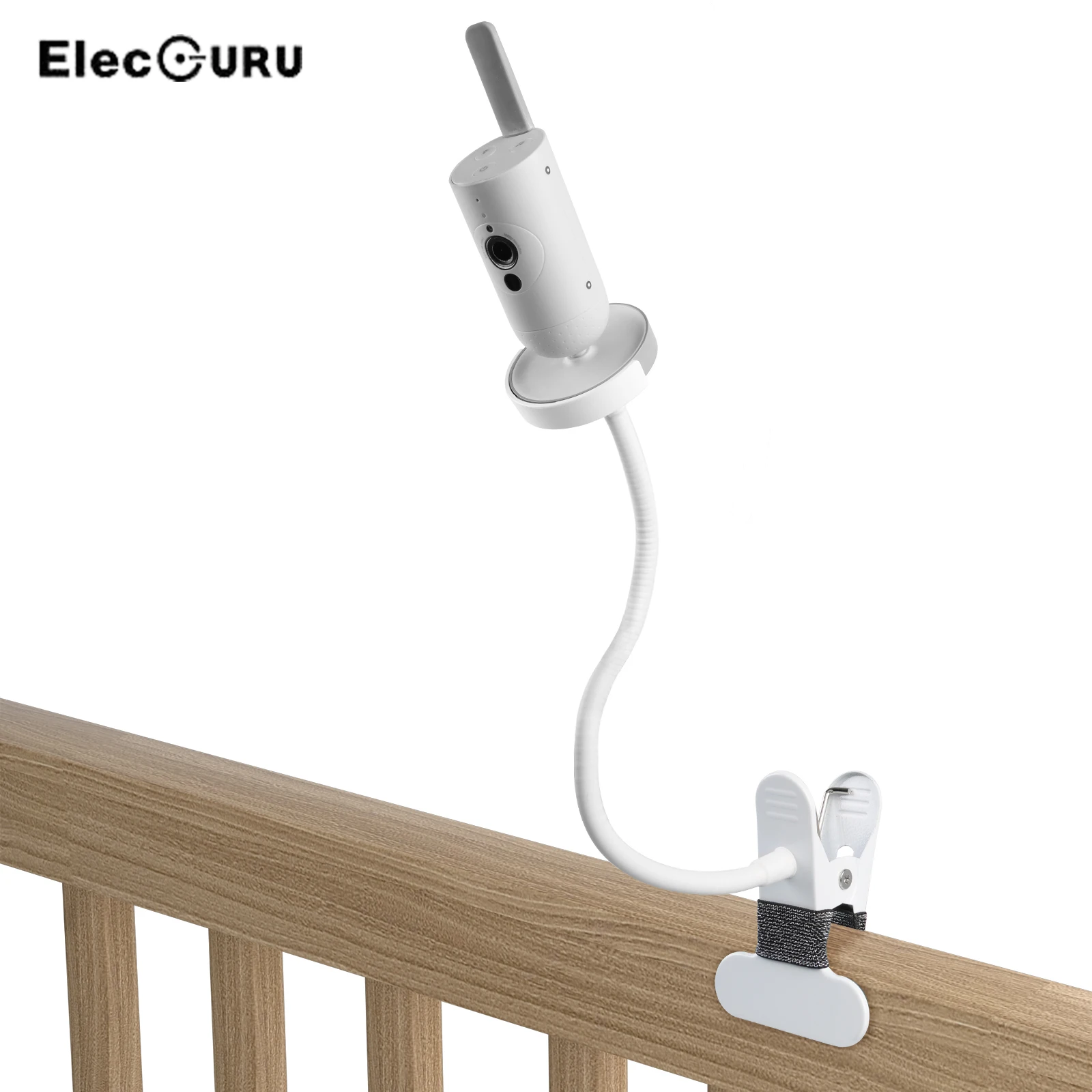 

Flexible Clip Clamp Mount with Base For Philips Avent Connected SCD923/26 Baby Monitor,Clip to Crib Cot Shelves or Furniture