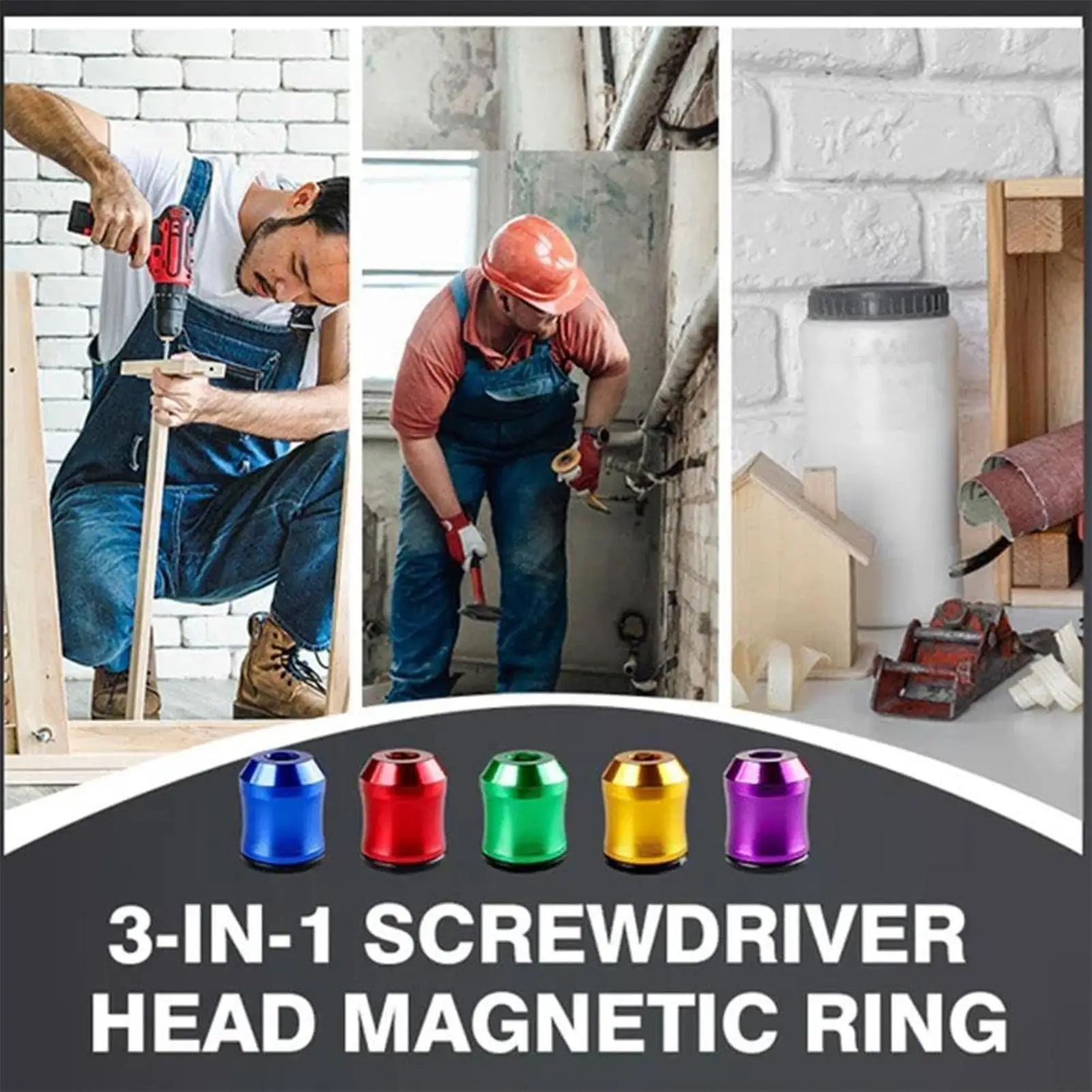 

Магнитное винтовое кольцо, намагничиватель, сверхмощный инструмент, кольцевая отвертка для позиционирования, верстак, металлообработка в сборе, шестигранник 1/4 дюйма