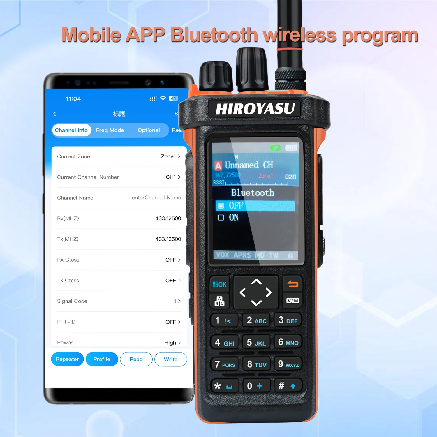 FM/AM/SSB 10W 블루투스 프로그램 GPS 단파 다중 밴드 DTMF 스크램블러 FM 아마추어 햄 무전기 히로야스 HI-UV850Pro