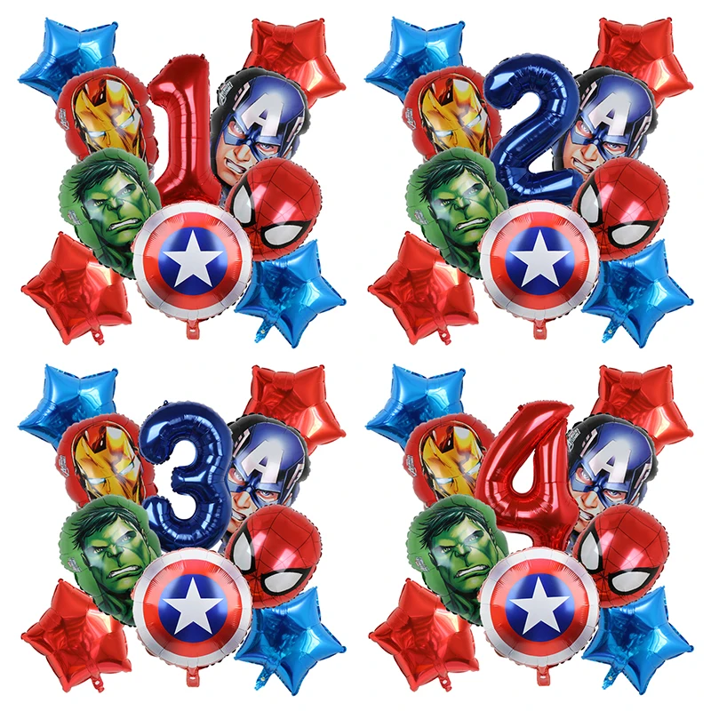 

Disney Spiderman Iron Man Foil Balloon The Avengers Hero Balloons Happy Birthday Party Decorations Baby Shower Kids Air Globos