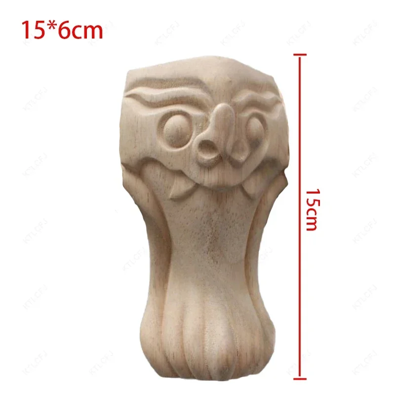 

1pcs Solid Wooden Furniture Legs American Style Wood Carved Furniture Foot Vintage European TV Cabinet Sofa Feets