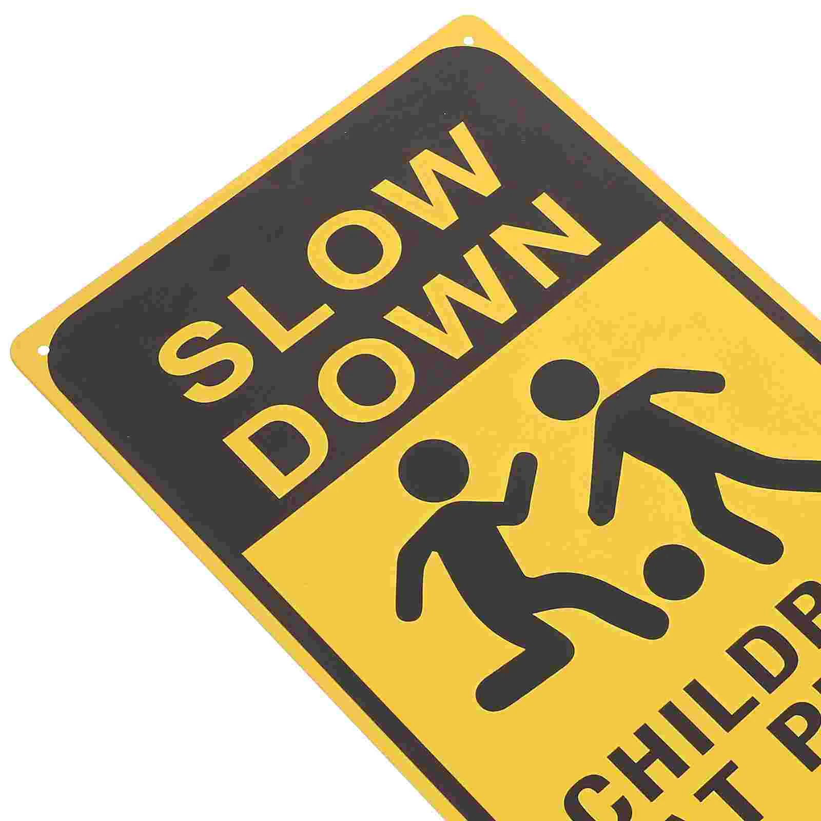 Child Safety Sign Children Playing with Reflective Tape at Make Your Own Custom Signs Metal