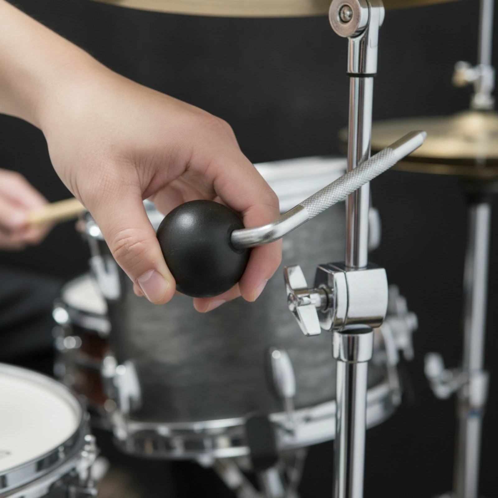 Drum Memory Lock with L-Rod Adjustable L-Rod Memory Lock Drum Hardware Position Limiter Stable Compatible for Drummers