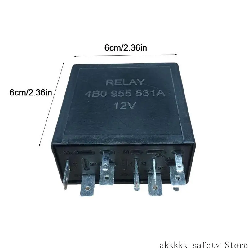 XXFF ممسحة وحدة المحرك تأخير متقطع 377 11 دبوس استبدال للجولف باسات جيتا 4B0955531A #5