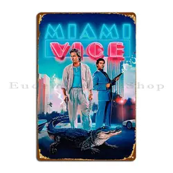 Miami Vice Forever V1 Metal Plaque Poster Bar Wall Mural Club Custom Printing Tin Sign Poster