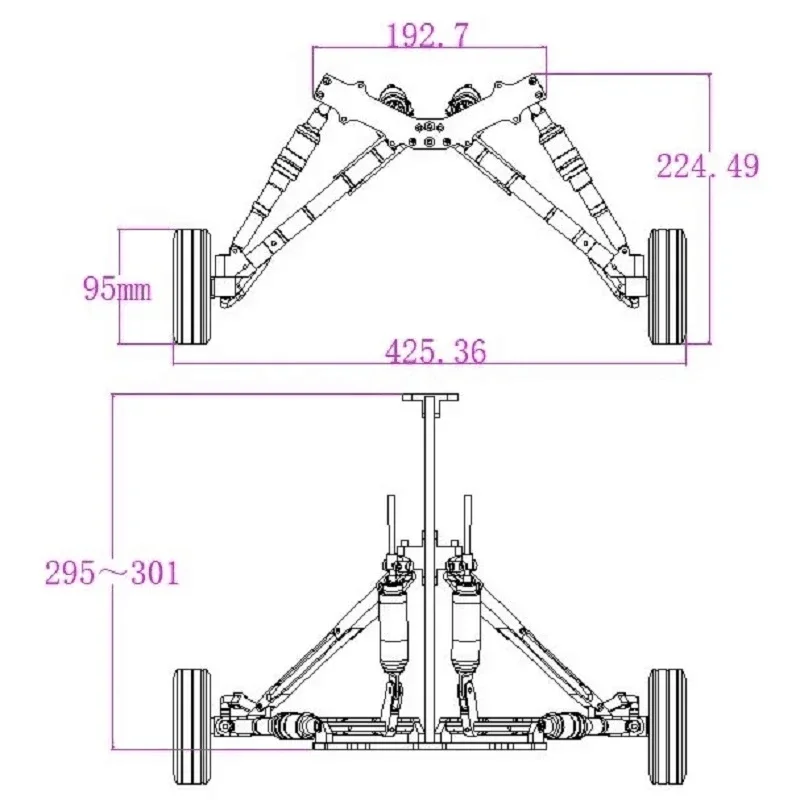 JP Hobby ER200 30kg フルセット 70mm ノーズホイール 95mm ブレーキホイール F16 1:6 1/6 コントローラー 電動ランディングギア RC飛行機用