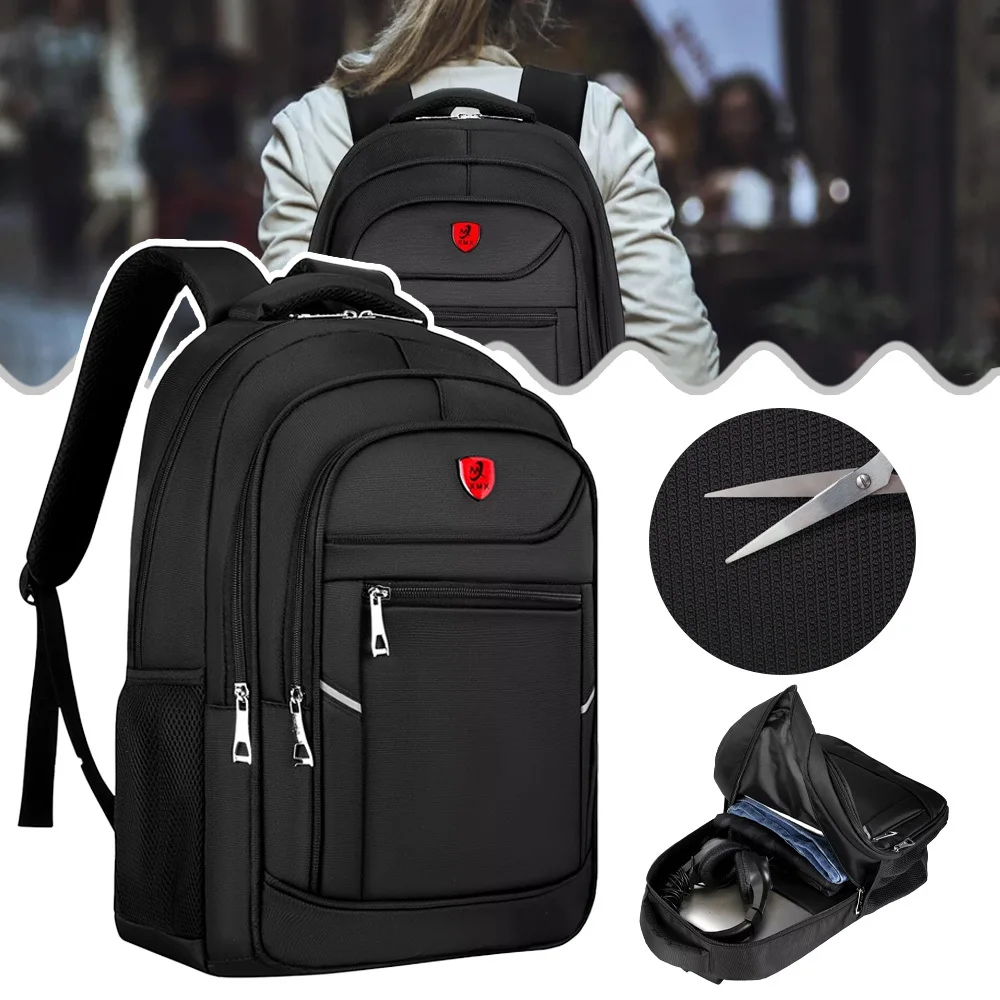 Sac à dos de jour durable, extra-large et léger avec bretelles réglables – pour l'école, le travail, le shopping, les rendez-vous et les voyages, idéal pour les trajets quotidiens avec ordinateur portable, les escapades de fin de semaine et une utilisation quotidienne résistante aux intempéries