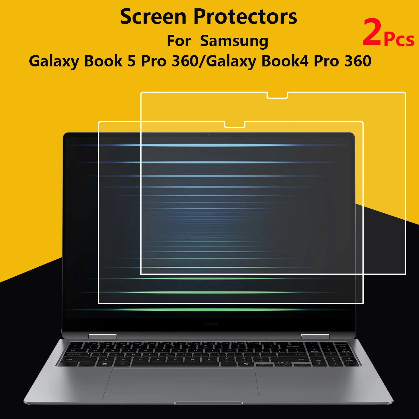 2Pcs Screen Protector Protective Film for Samsung Galaxy Book 5 Pro 360 16