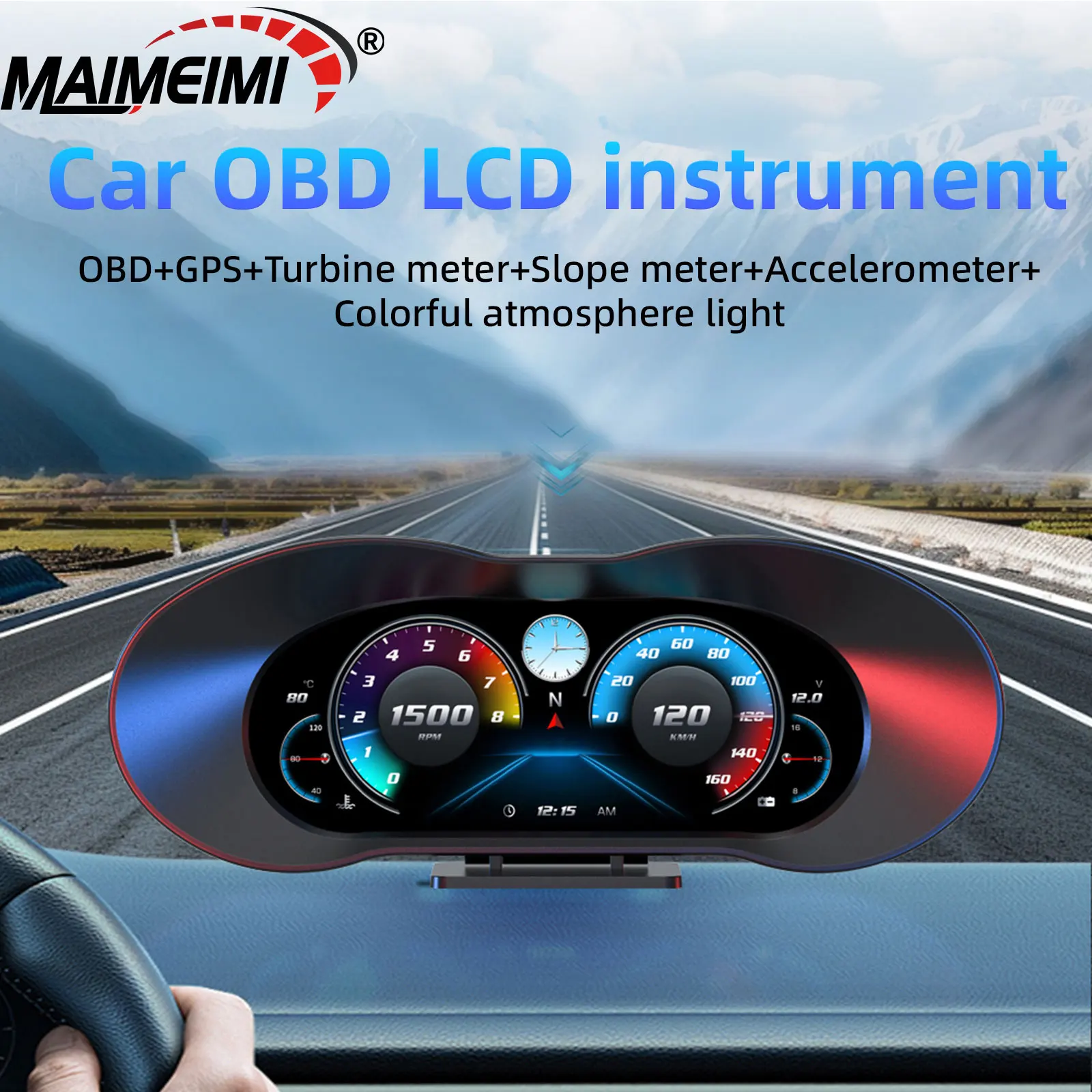 P5 Car OBD2+GPS Hea…