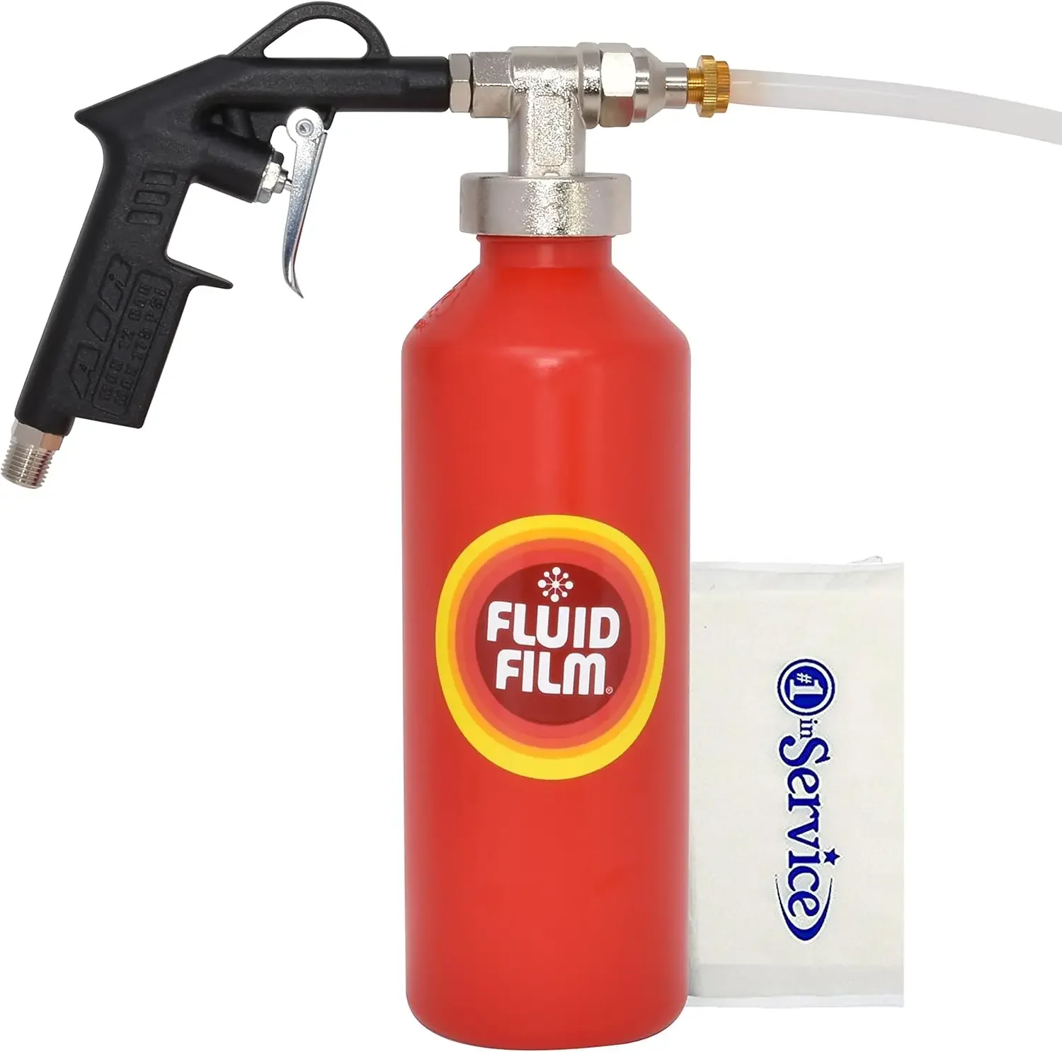 Fluid Film Undercoating Spray Gun Special Coating System, 1 Liter Reservoir Tank, Spray Nozzle, 22