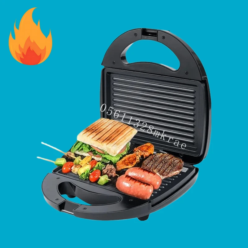 

New Home Kitchen Appliances Sticker-Free Sandwich Maker Electric Quick Toaster Grill