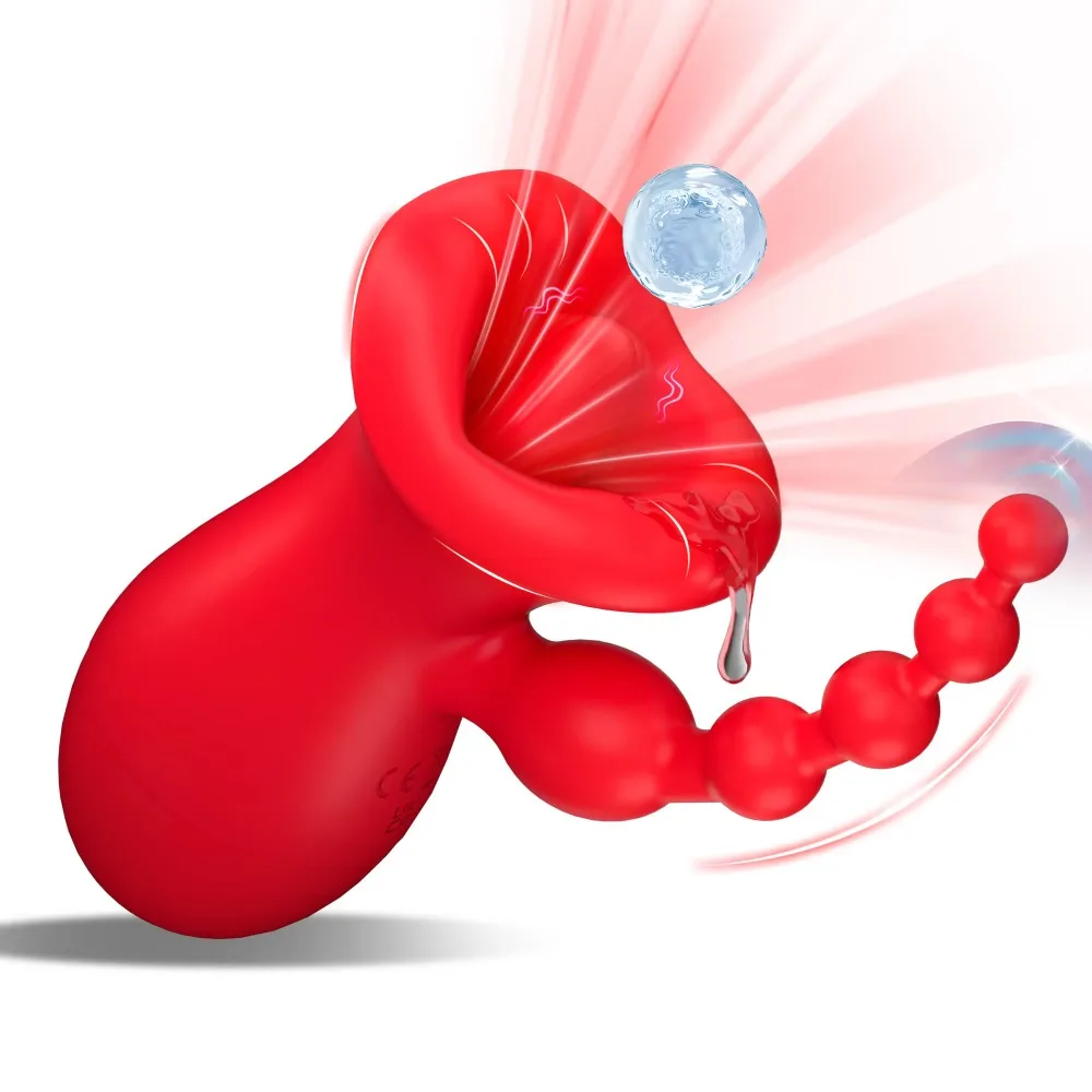 Sex Toys Sucking Vibrator with Tongue Licking Clitoris Sucker Female Clitoral G Spot Nipple Stimulator Vibrators for Woman