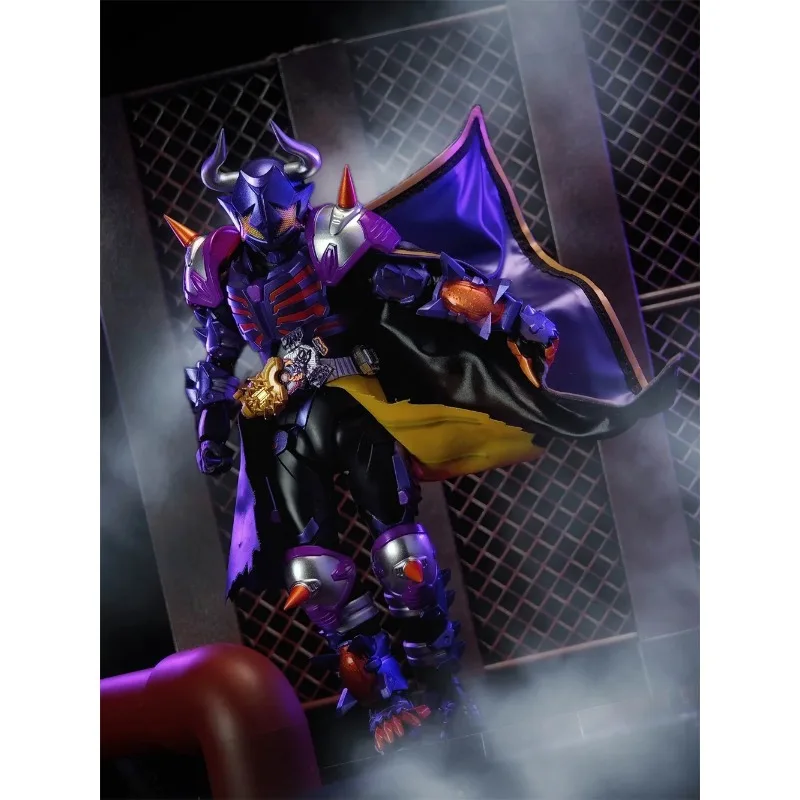 Handgefertigter tiefvioletter Umhang im Maßstab 1:12, zweifarbiger Rock, Zubehör für 6-Zoll-SHF-Kamen-Rider-Actionfiguren-Körpermodell – Detail 6