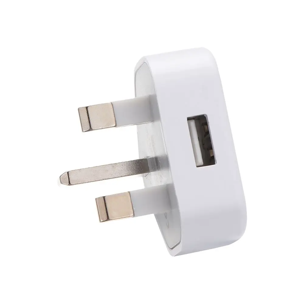 Home 3 Pin 5V 1A USB Charger Wall Charger UK Plug Power Adapter