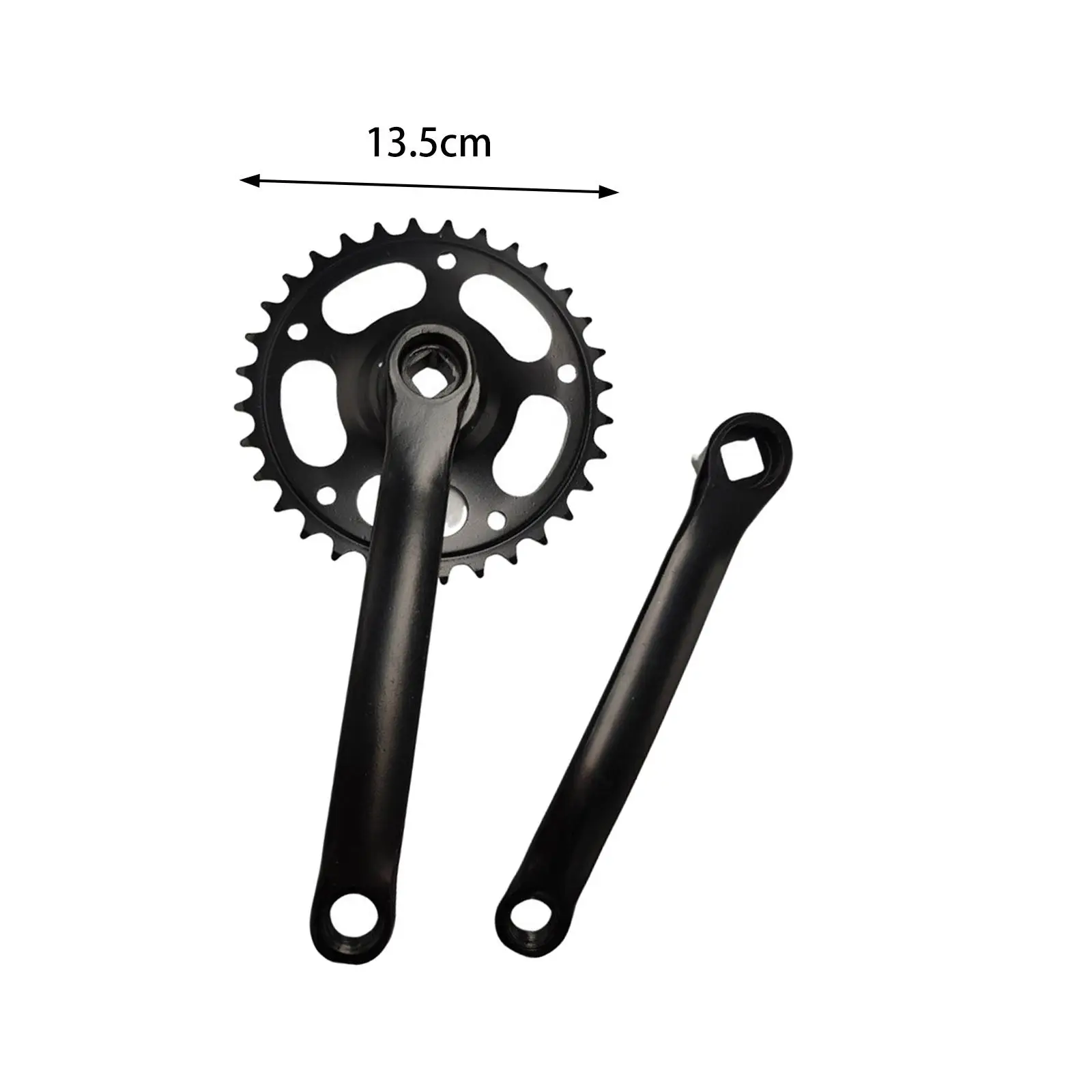 Mountain Bike Crank Arm Set 165mm Components Bicycle Crankset for Repairing Riding Outdoor Mountain Bike Cycling Accessories
