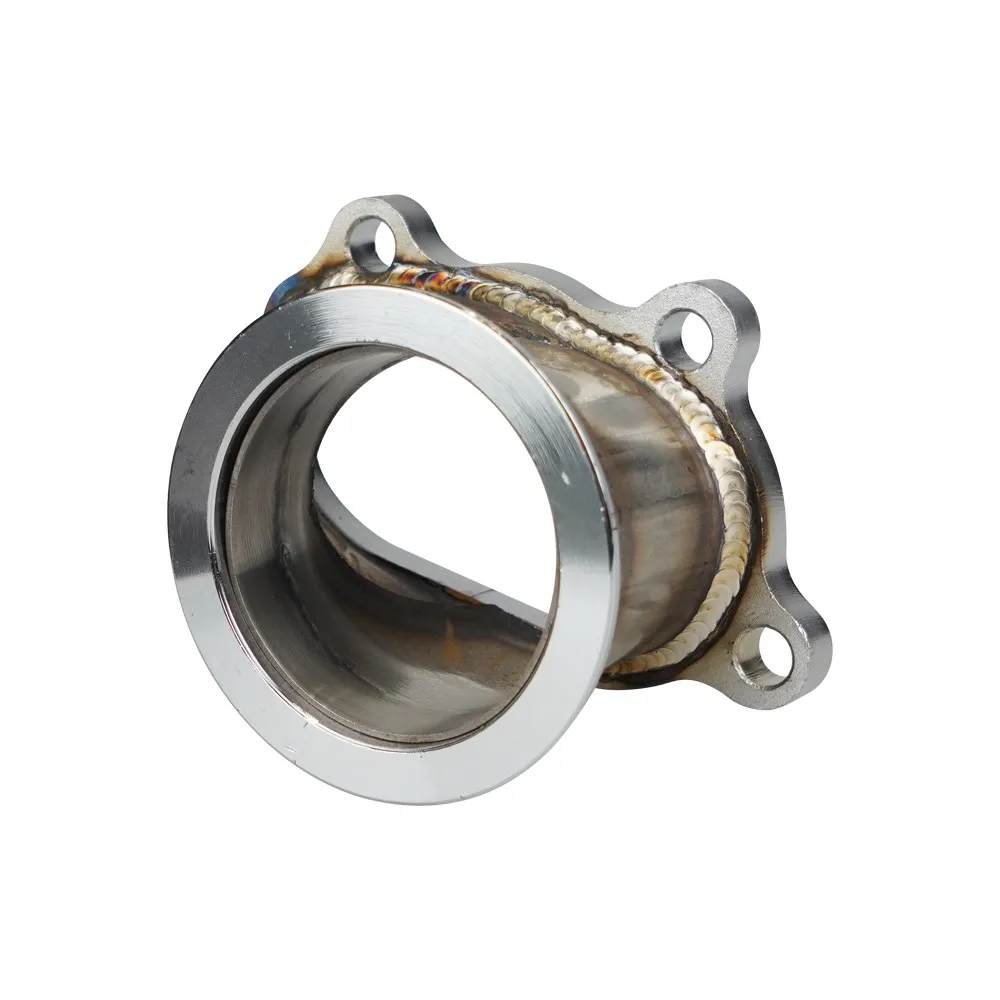 Turbo Down Pipe Adapter 63mm V-band Clamp Flange Competitive with T25 T28 GT25 GT28 To 2.5\