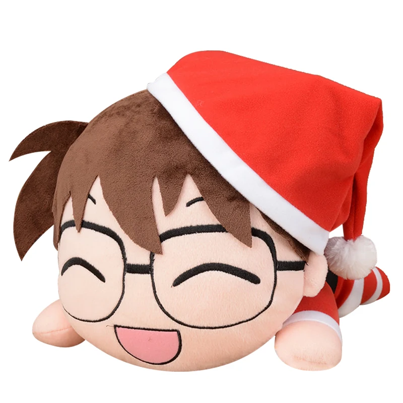 

Милый чехол в японском стиле аниме Детектив Конан закрытый Edogawa Conan рождественское платье Санты большая плюшевая подушка детская игрушка кукла 40 см