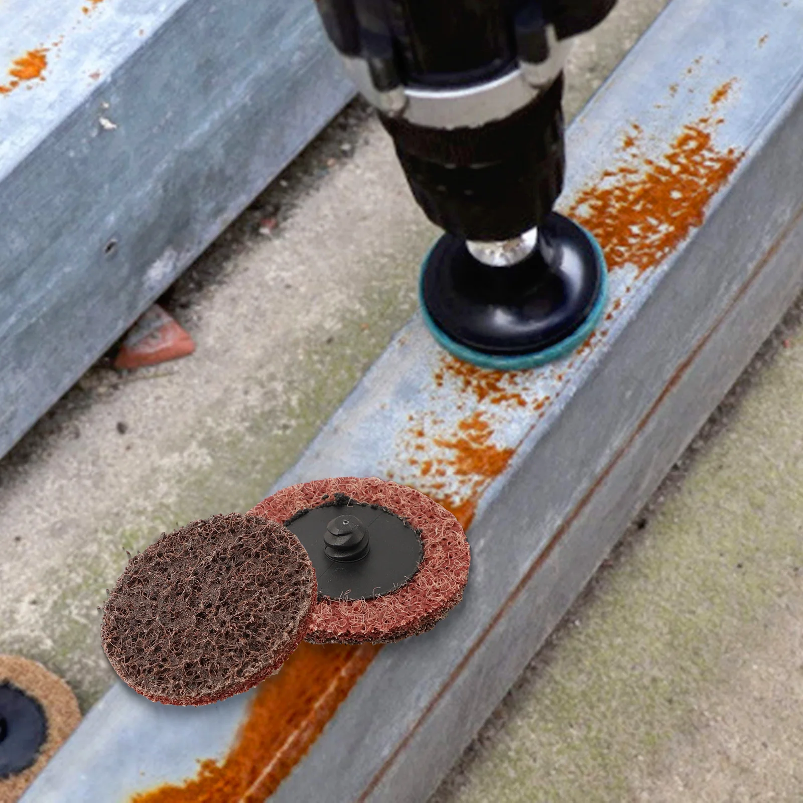 

50mm 2" R-Side Sanding Disc, Roll-Lock Surfaces Sanding Disc, Polishing Sandpaper, Quick-Change Sanding Disc For Rotary Tools