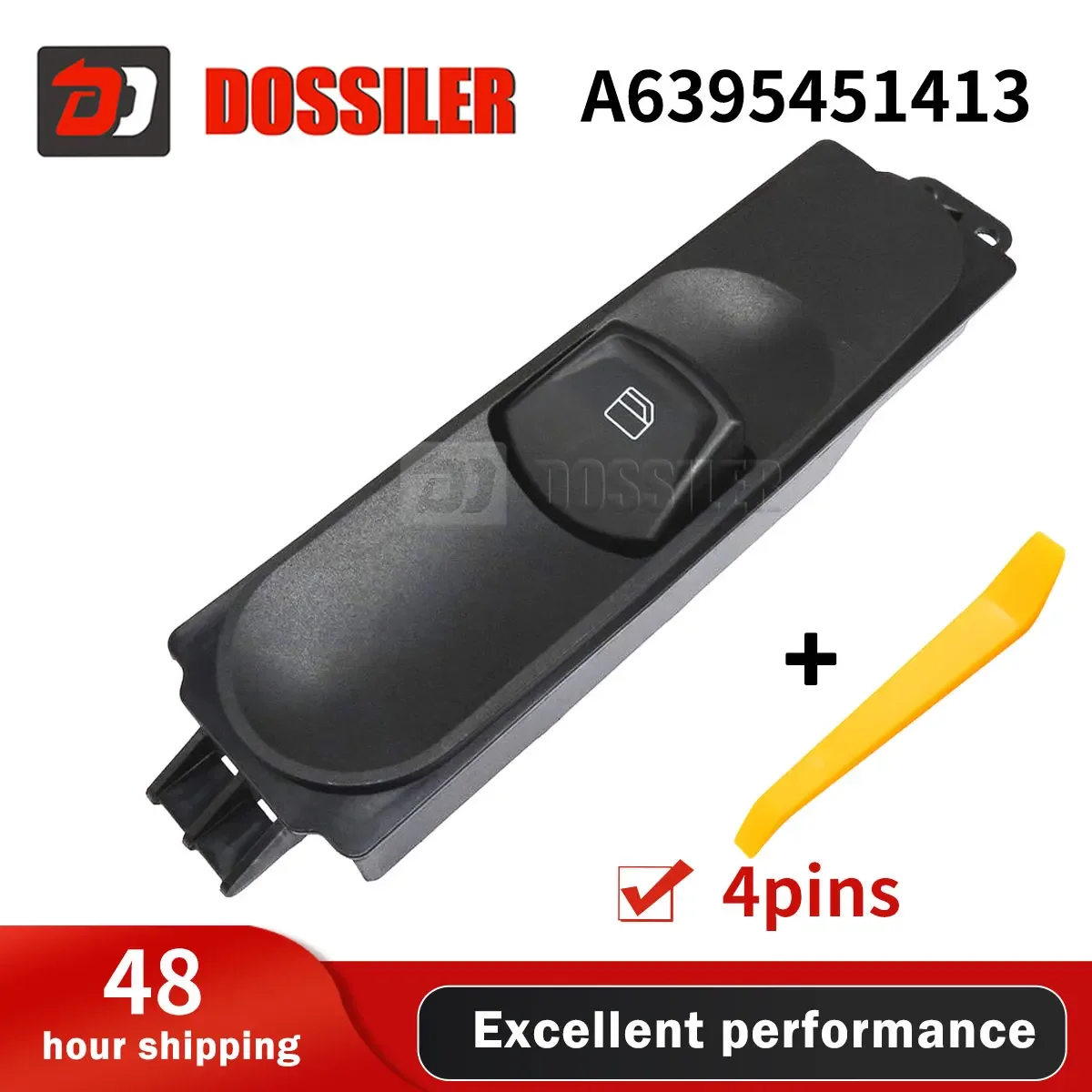 

A6395451413 Dossiler Front Right Car Power Window Switch Panel For Mercedes Benz Vito W639 2003-2012 A6395450613 6395451413