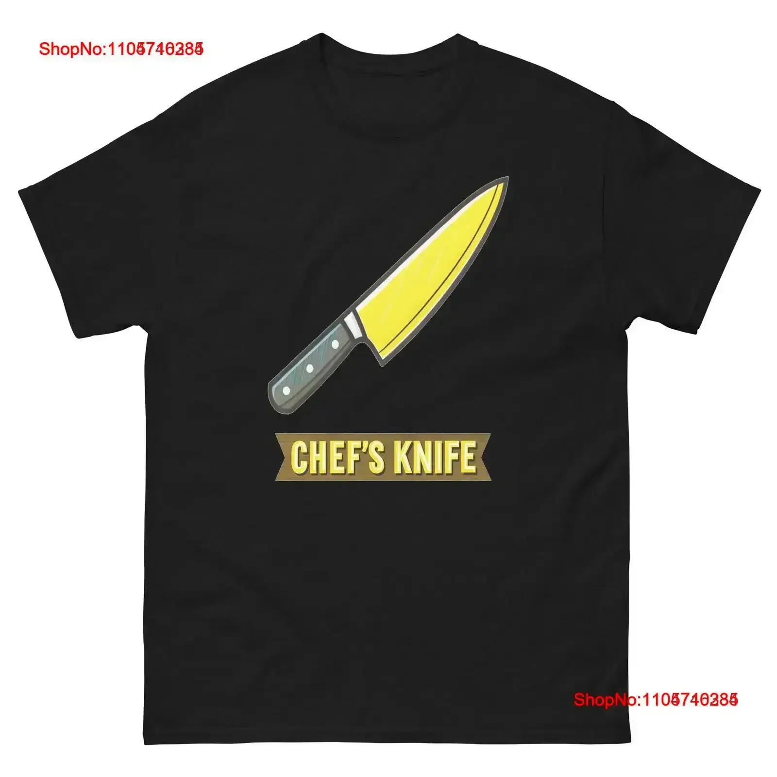 Chef's Knife Kitchen Home Cooking Culinary Utensil T Shirt vintage Washed Soft Comfortable fashion graphic Stretched vintage