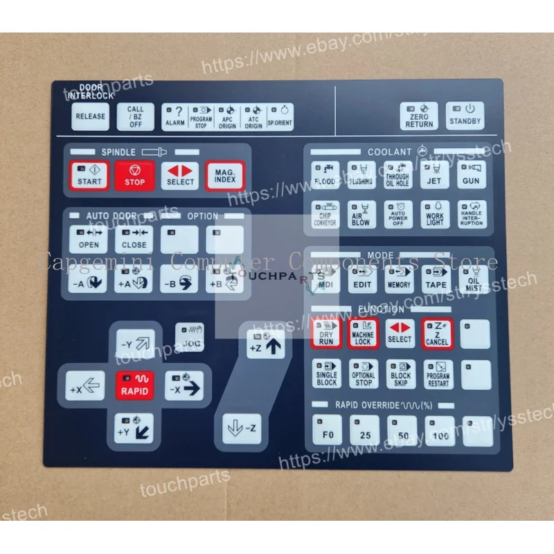 HYUNDAI KIA Vertical Machining Center Operating Membrane Overlay VX-400 VX-500