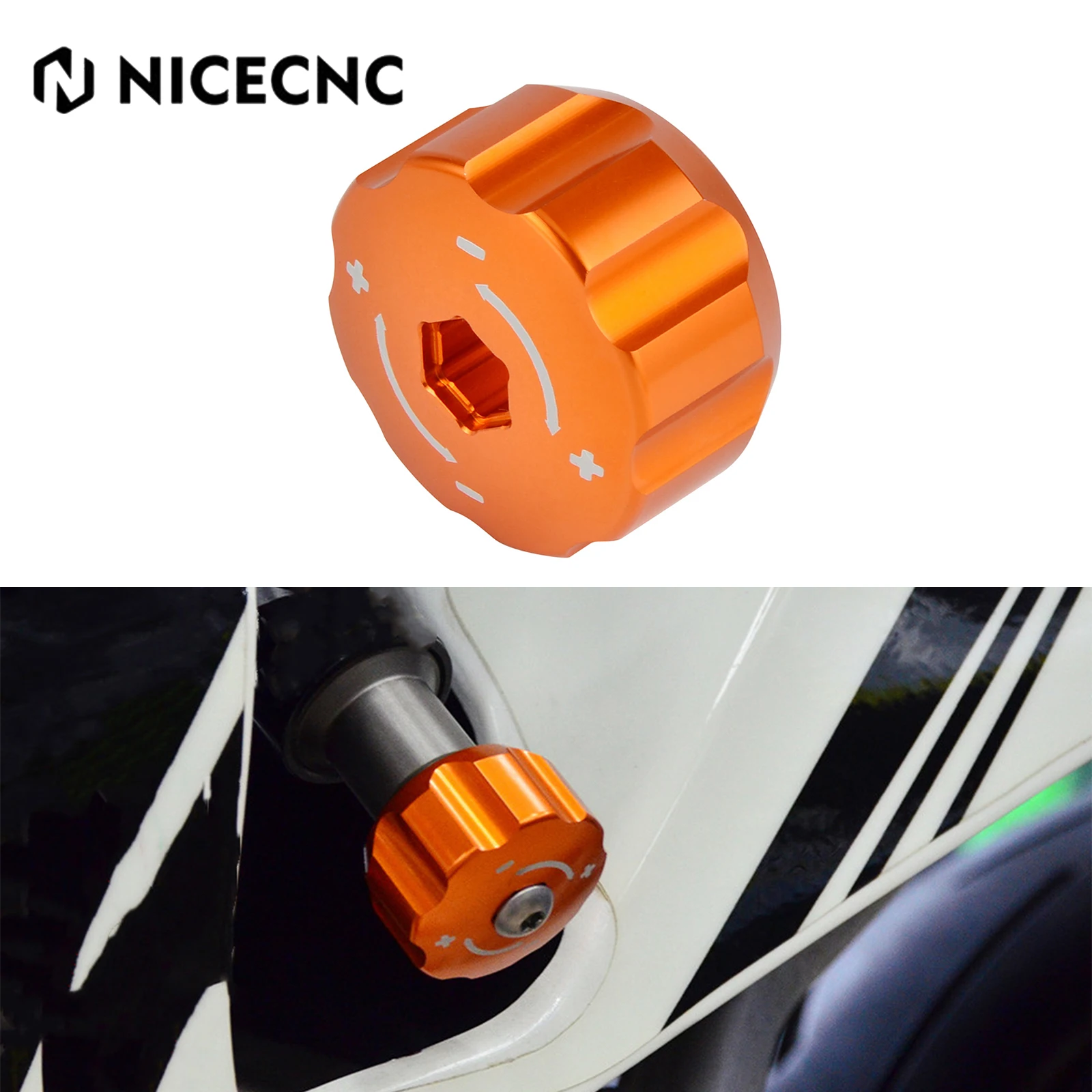 

Motorcycle Rear Shock Absorber Knob Adjuster Bolt Screw For KTM 950 990 Adventure ADV S R 2009-2012 2011 Aluminum Accessories