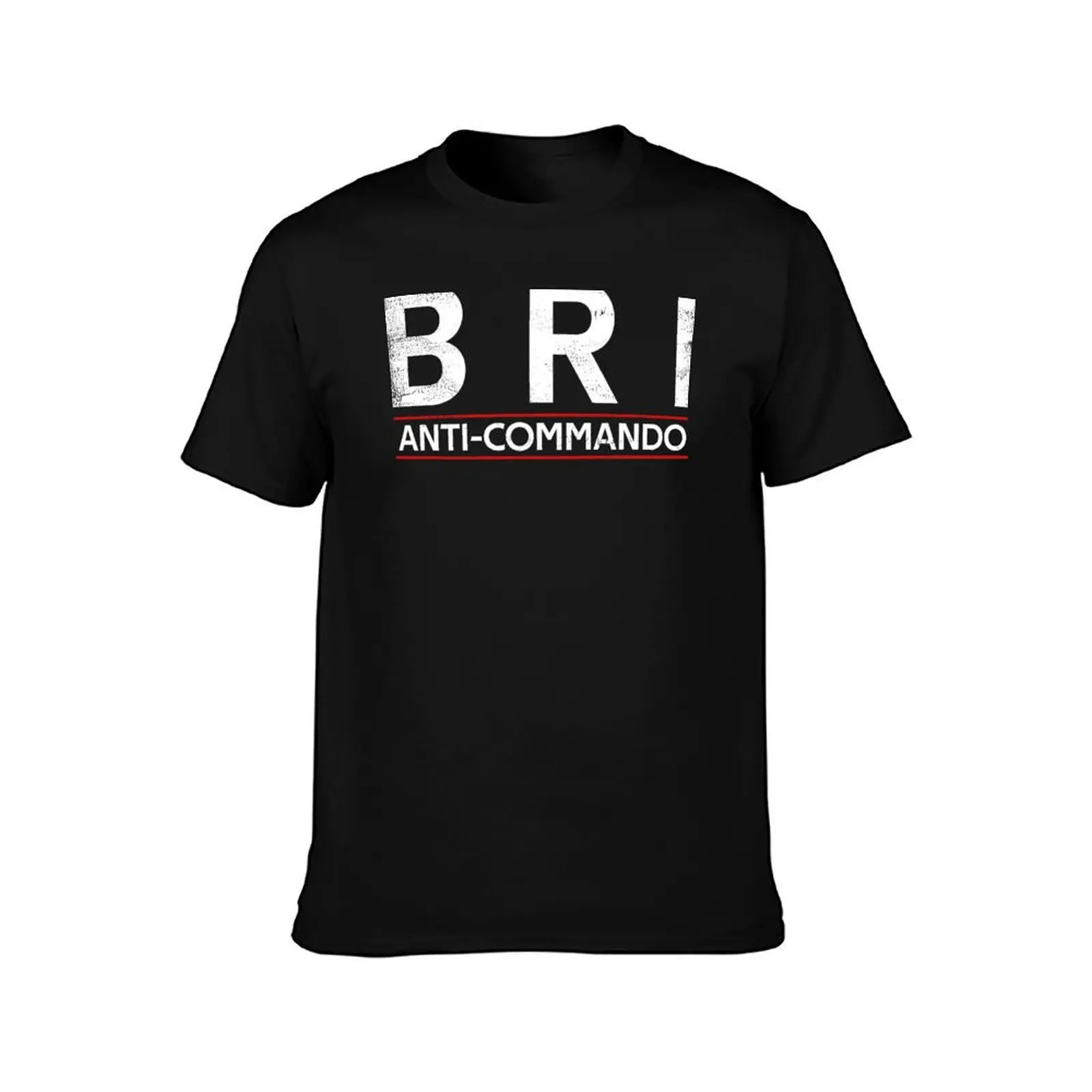 BRI BAC Research and Intervention Brigade T-Shirt Street Fashion Casual Tee Shirt T-Shirt