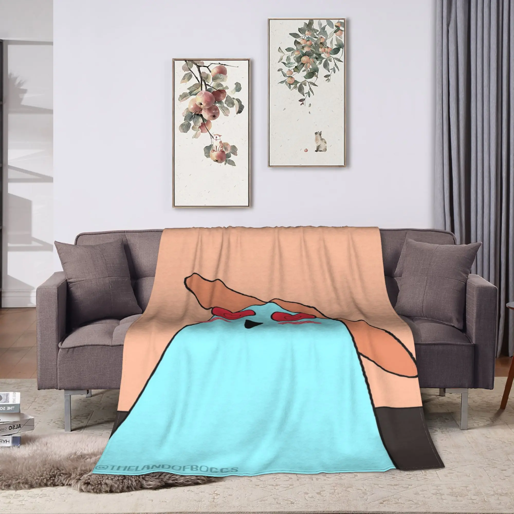The Land Of Boggs Plush Blanket Children  Flannel Bedding Throws For Couch Chair Sofa Bed Soft Design Bedspread Birthday Gift