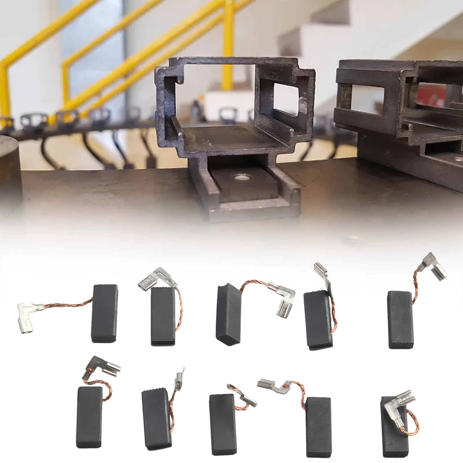 10/2 Uds cepillo de carbón 19mm * 8mm * 5mm para taladros de martillo Bosch y otras herramientas para Bosch GBH2-26 2-20 2-22 2-23 2-24 2-26 2-28